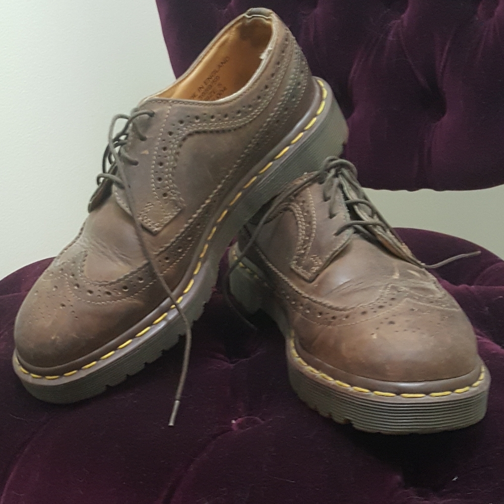 Brown Dr. Martens Oxfords Dress Shoes